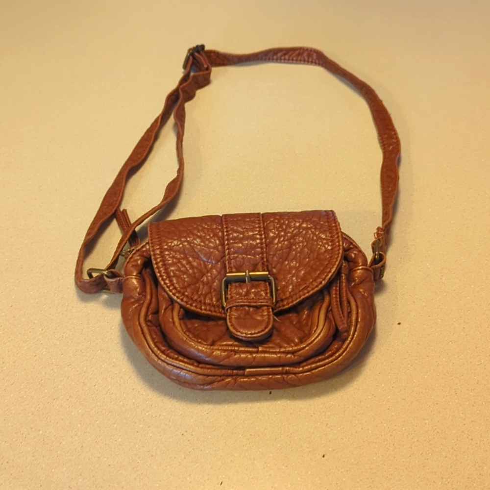 Garage Crossbody Brown Purse